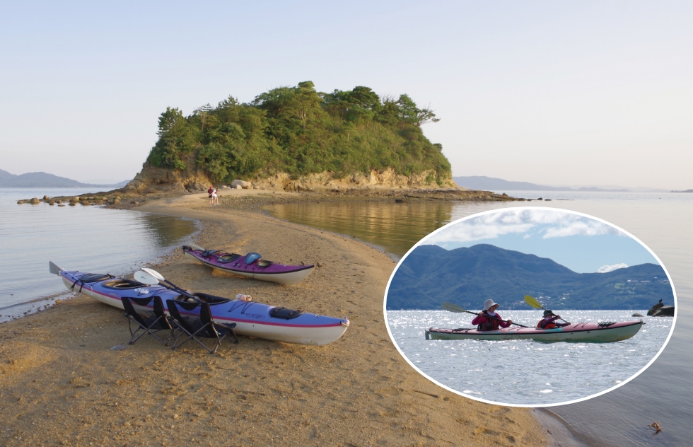 カヤックの体験風景写真